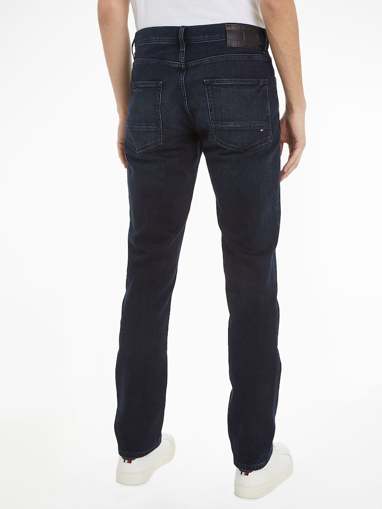 Tommy Hilfiger Black Straight Denton Jeans - Image 2 of 6