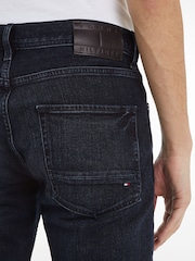 Tommy Hilfiger Black Straight Denton Jeans - Image 3 of 6