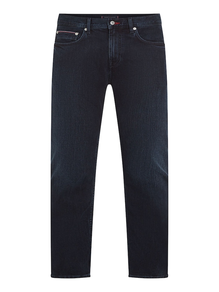 Tommy Hilfiger Black Straight Denton Jeans - Image 4 of 6