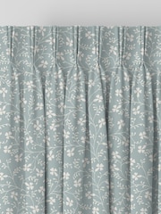 Laura Ashley Duck Egg Campion Made to Measure 100% Cotton Curtains - Image 5 of 9