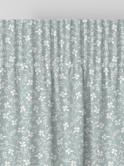 Laura Ashley Duck Egg Campion Made to Measure 100% Cotton Curtains - Image 6 of 9