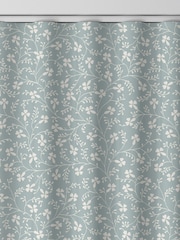 Laura Ashley Duck Egg Campion Made to Measure 100% Cotton Curtains - Image 8 of 9