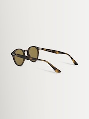 Ray-Ban Tortoiseshell Brown Classic Round Sunglasses - Image 13 of 14