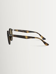 Ray-Ban Tortoiseshell Brown Classic Round Sunglasses - Image 14 of 14