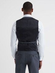 Chaleco de corte slim de lana con botones Fine Five de Reiss - Imagen 4 de 4