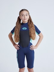 Animal Blue Waves Kids Shorty Wetsuit - Image 4 of 8