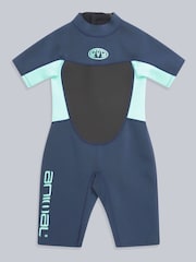 Animal Blue Waves Kids Shorty Wetsuit - Image 5 of 8