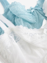 Blue/White DD+ Non Pad Strapless Bras 2 Pack - Image 9 of 9