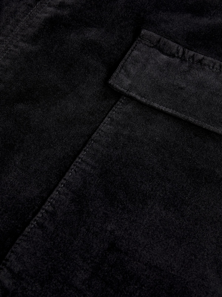 Black Velvet Mini Skirt - Image 6 of 6