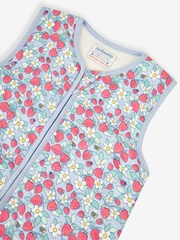 JoJo Maman Bébé Blue Strawberry 2.5 Tog Toddler Sleeping Bag - Image 2 of 3