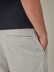Grey Smart Jersey Chino Shorts - Image 2 of 6
