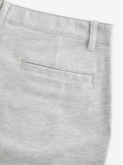 Grey Smart Jersey Chino Shorts - Image 4 of 6