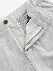 Grey Smart Jersey Chino Shorts - Image 5 of 6