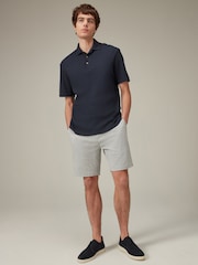 Grey Smart Jersey Chino Shorts - Image 6 of 6