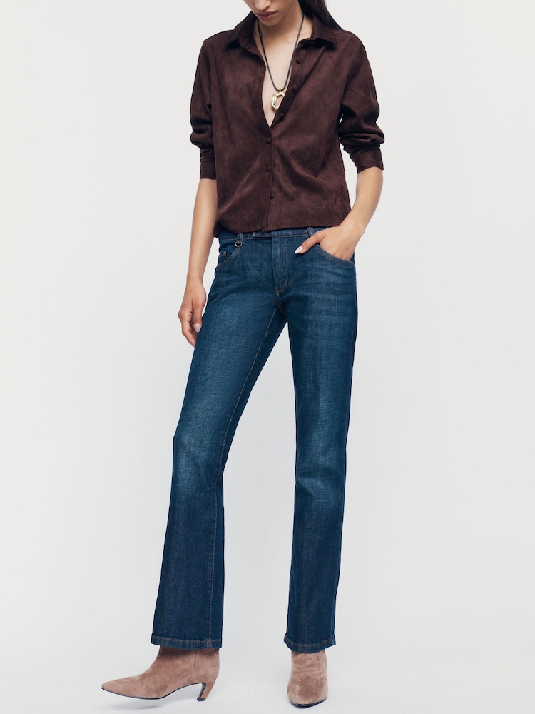 Anthropologie Blue Pilcro Low-Rise Bootcut Jeans - Image 2 of 5 Anthropologie Blue Pilcro Low-Rise Bootcut Jeans - Image 2 of 5