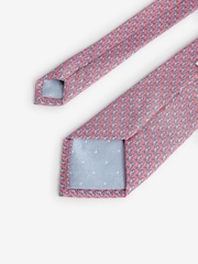 Pink Seahorse Pattern Tie - Image 3 of 3