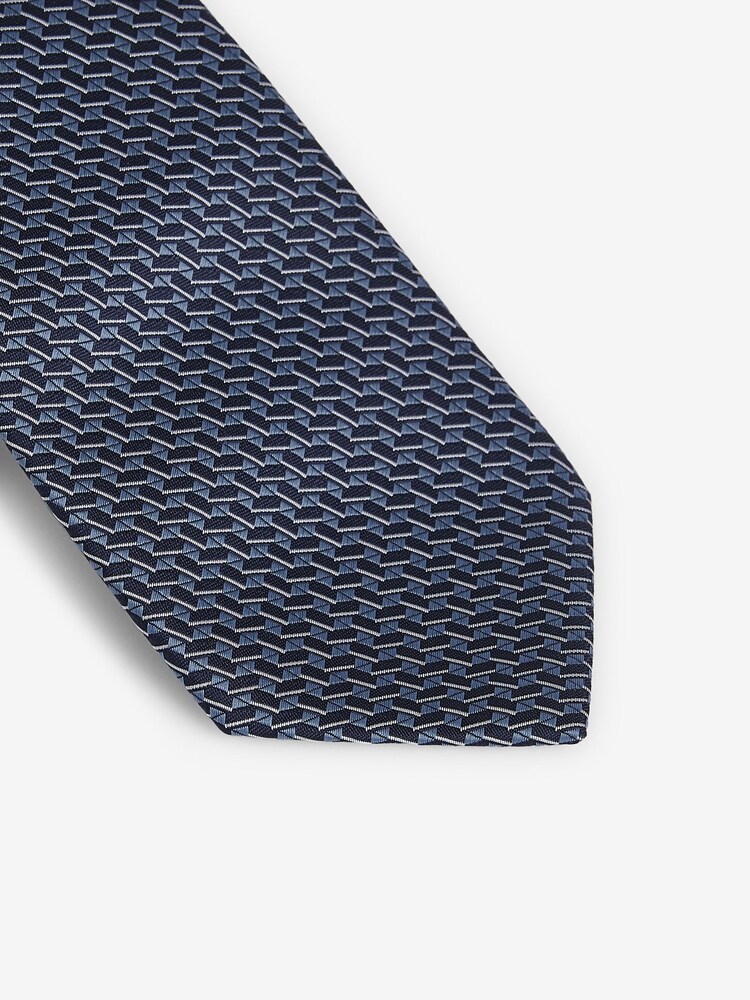 Blå/marinblå - Mönster Slips - Bild 2 av 3 Blå/marinblå - Mönster Slips - Bild 2 av 3