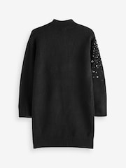 Black/Pewter Sequin Jumper Dress (3-16yrs) - Image 5 of 6