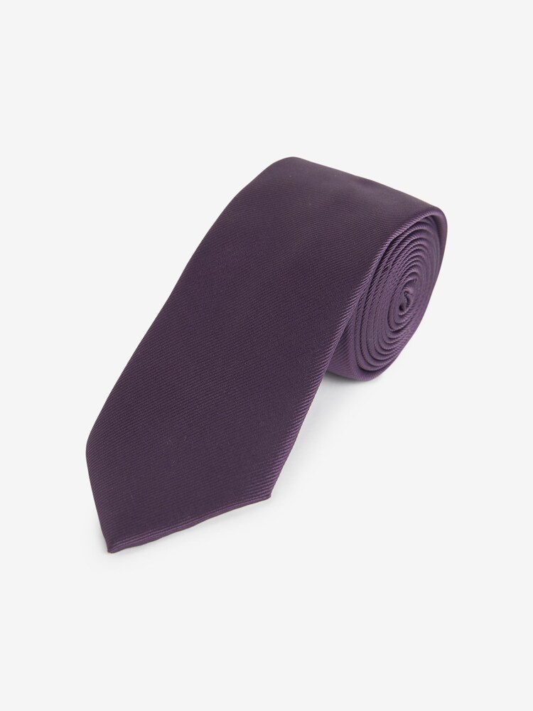 Purple Slim Twill Tie - Image 1 of 3