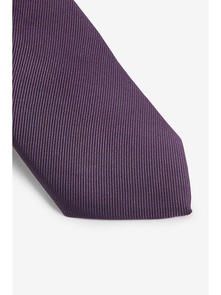 Purple Slim Twill Tie - Image 3 of 3