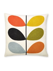 وسادة كرسي مزينة برسمة جذع نبات من القطن 100% من Orla Kiely - صورة 1 من 3