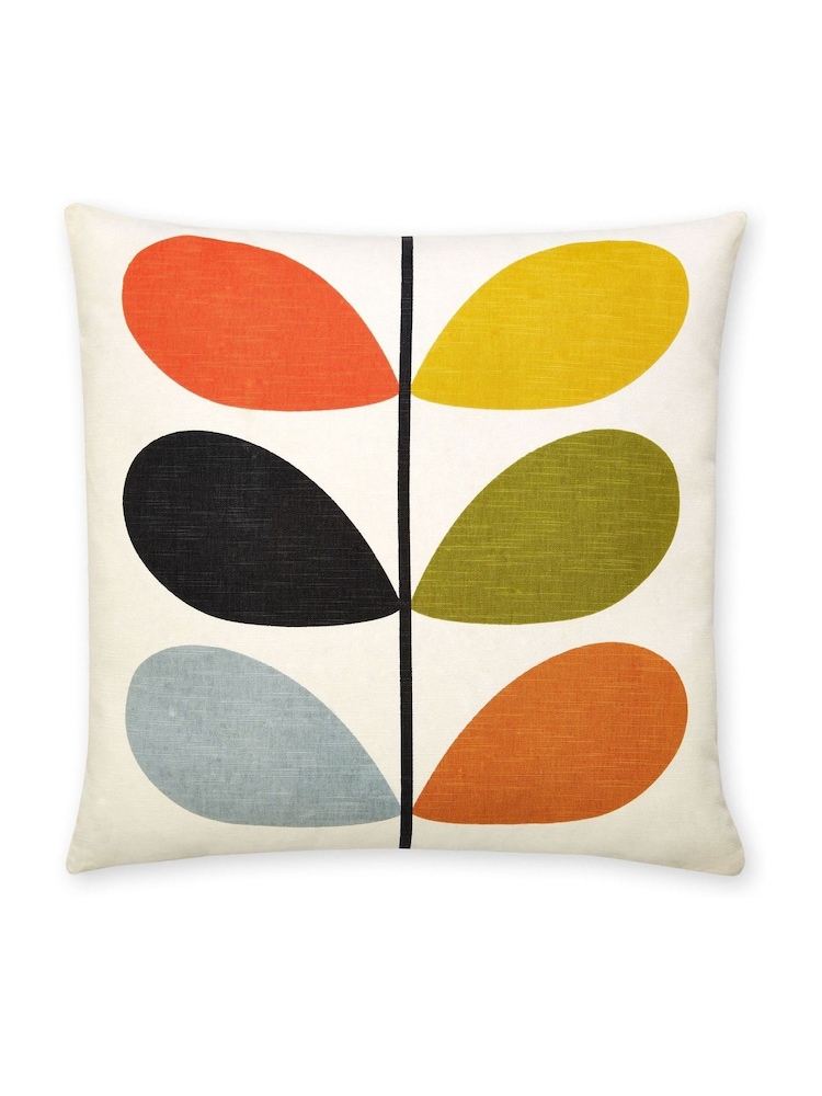 وسادة كرسي مزينة برسمة جذع نبات من القطن 100% من Orla Kiely - صورة 1 من 3