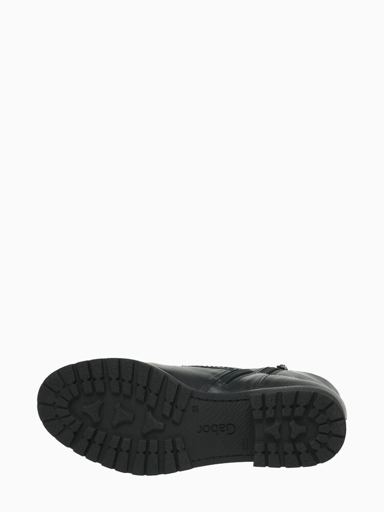 Gabor Zane Black Leather Fashion Ankle Boots - Image 4 of 4 Gabor Zane Black Leather Fashion Ankle Boots - Image 4 of 4