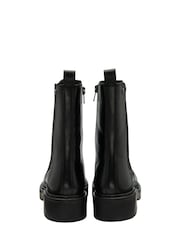 Botas de Lotus curto em couro de lótus - Imagem 3 de 4