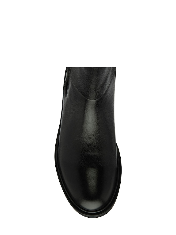 Botas de Lotus curto em couro de lótus - Imagem 4 de 4