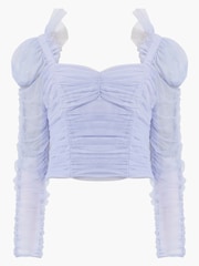 French Connection Edrea Tulle Top - Image 2 of 2