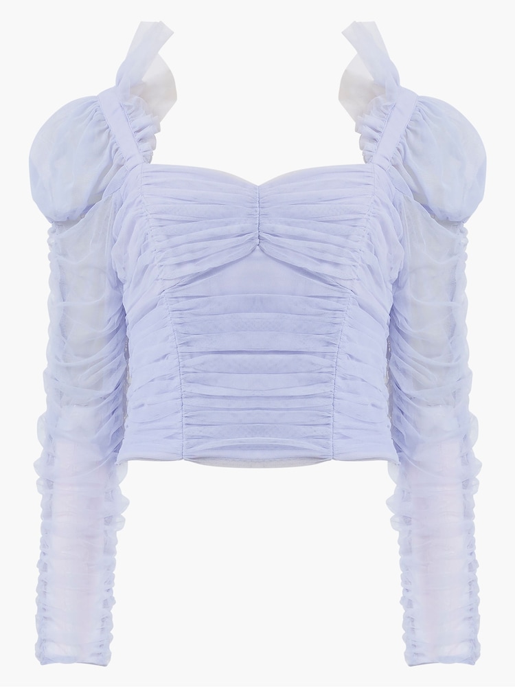 French Connection Edrea Tulle Top - Image 2 of 2