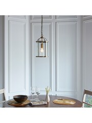 Gallery Home Brass York Pendant Ceiling Light - Image 1 of 8