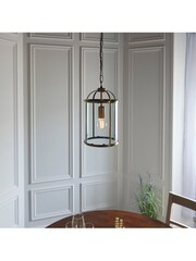 Gallery Home Brass York Pendant Ceiling Light - Image 2 of 8