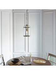 Gallery Home Brass York Pendant Ceiling Light - Image 3 of 8