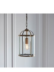 Gallery Home Brass York Pendant Ceiling Light - Image 4 of 8