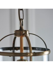 Gallery Home Brass York Pendant Ceiling Light - Image 5 of 8