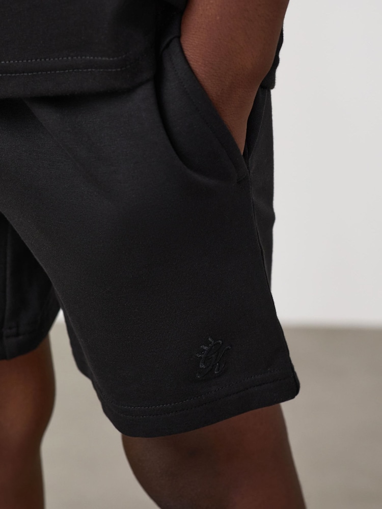 Gym King Black Victory Loopback Shorts - Image 4 of 4 Gym King Black Victory Loopback Shorts - Image 4 of 4
