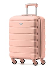 Flight Knight 55x40x23cm 4 Wheel ABS Hard Case Cabin Carry On Hand Luggage - Image 1 of 7