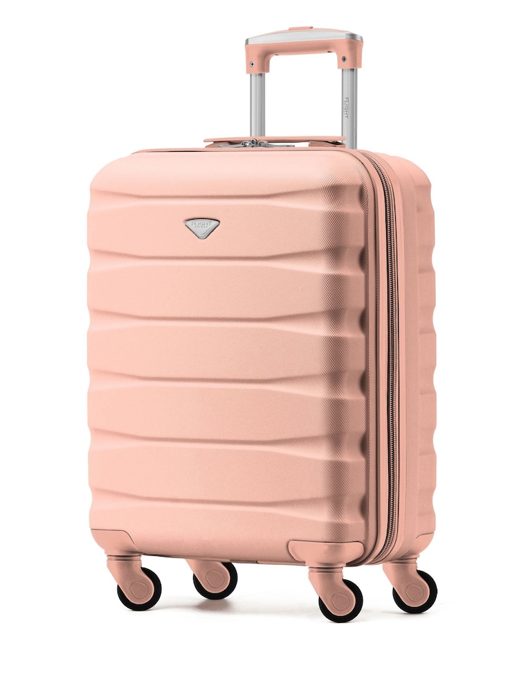 Flight Knight 55x40x23cm 4 Wheel ABS Hard Case Cabin Carry On Hand Luggage - Image 1 of 7