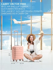 Flight Knight 55x40x23cm 4 Wheel ABS Hard Case Cabin Carry On Hand Luggage - Image 2 of 7
