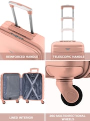 Flight Knight 55x40x23cm 4 Wheel ABS Hard Case Cabin Carry On Hand Luggage - Image 5 of 7