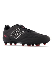 New Balance Black Mens 442 v2 Team Firm Ground Football Boots - Image 3 of 6