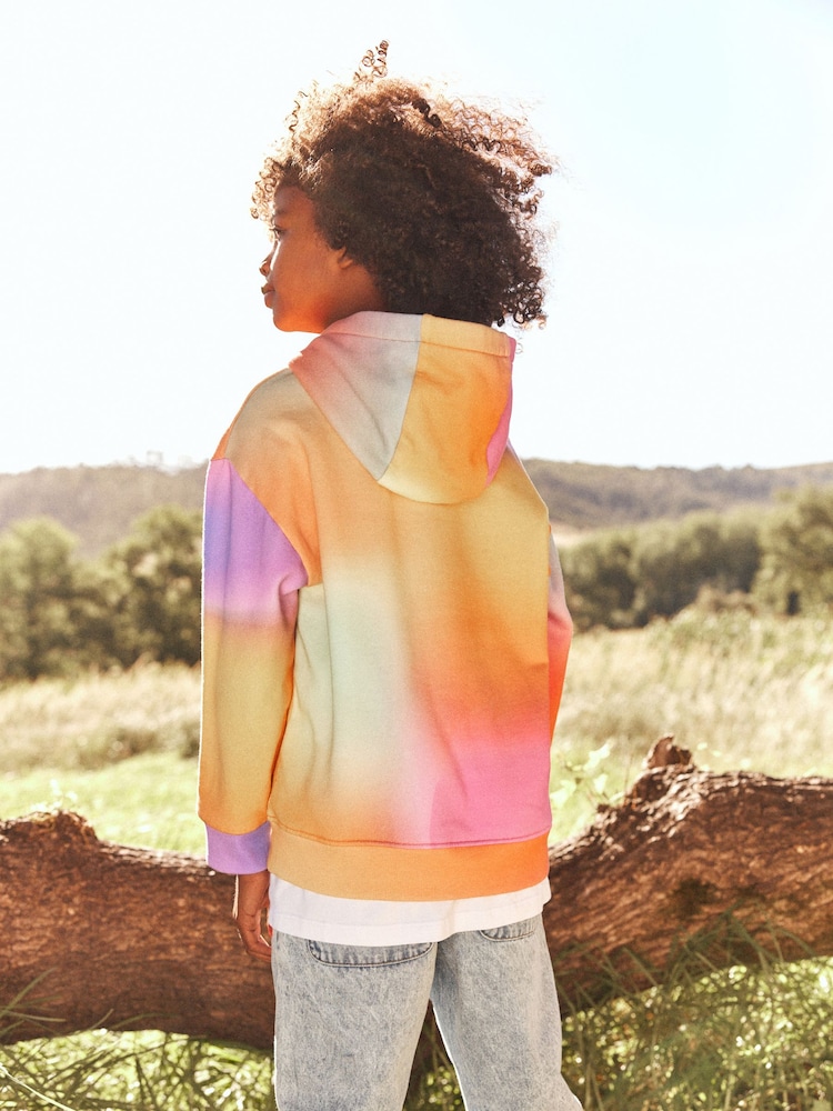 Multi 100% Cotton Digital Print Hoodie (3-16yrs) - Image 2 of 8