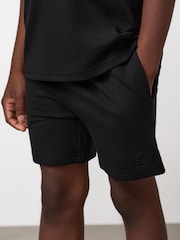 Gym King Black Victory Loopback Shorts - Image 4 of 4