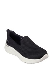 Skechers Black Go Walk Flex Ocean Sunset Trainers - Image 1 of 4