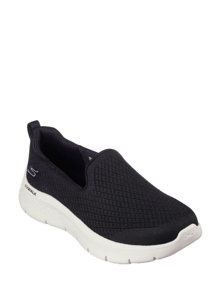 Skechers Black Go Walk Flex Ocean Sunset Trainers - Image 1 of 4