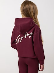 Gym King Red Script Relaxed Fit Hoodie - Image 2 of 4