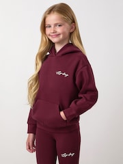 Gym King Red Script Relaxed Fit Hoodie - Image 3 of 4