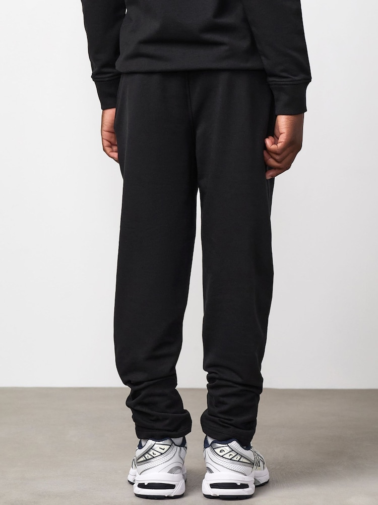Gym King Black Victory Loopback Joggers - Image 2 of 4 Gym King Black Victory Loopback Joggers - Image 2 of 4