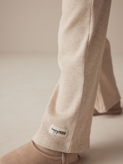 Ecru Ribbed Wide Leg Trousers (3mths-7yrs) - Image 5 of 8